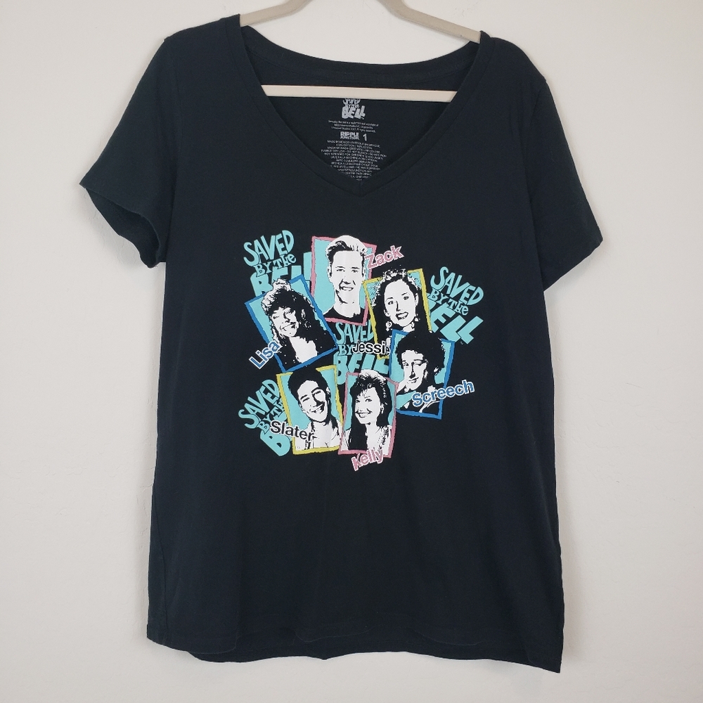 Saved By The Bell graphic tee 90s retro top 1XL